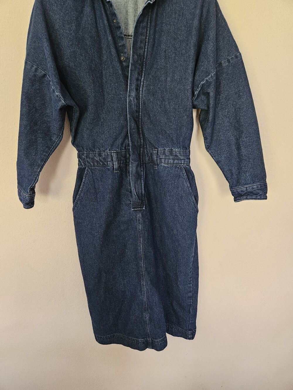 Zara Blue Denim Midi Dress - Picture 7 of 11